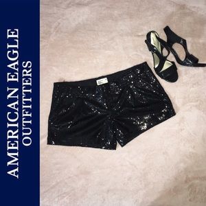 2 piece Bundle Sequin Shorts & High Heel Sandals